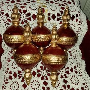 Large Ornate Christmas Ornaments.